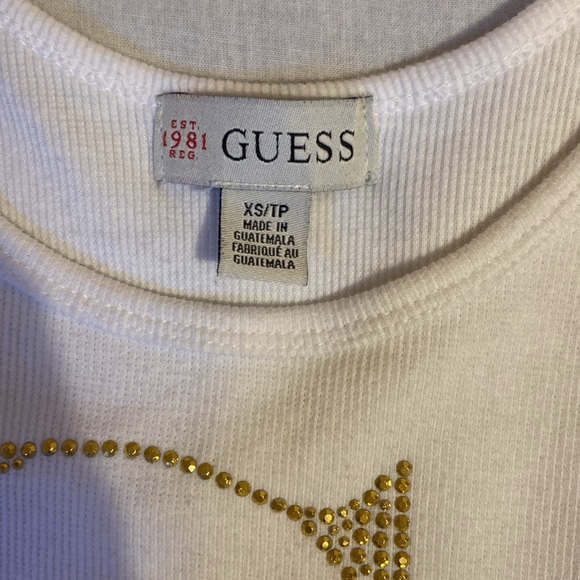 Vintage Y2k rhinestone Guess tank top - Picture 2 of 2